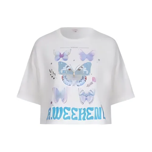 JORYAweekend SS23 Рубашка с оборванным рукавом Женская Белая