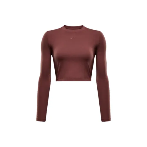 nike Sportswear T-Shirt Женская Красная Коричневая