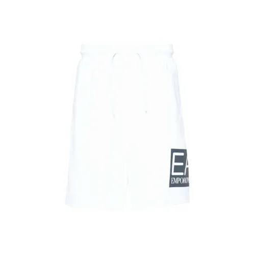 EMPORIO ARMANI EA7 Белый Спортивные шорты для мужчин