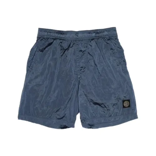 Stone Island Туманно-голубой Мужские спортивные шорты