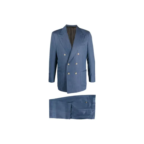 KITON Морской Синий Мужской Деловые Костюмы