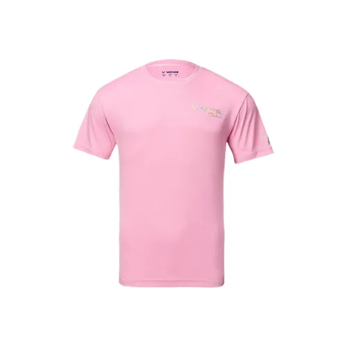 VICTOR Бадминтон Джерси Унисекс Розовый