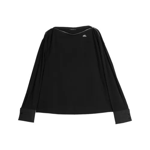 ELLE Черные Женские Т-рубашки
