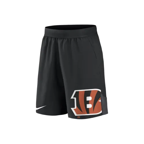nike Dri Fit Эластичные Повседневные Шорты NFL CINCINNATI Bengals Мужские Черные