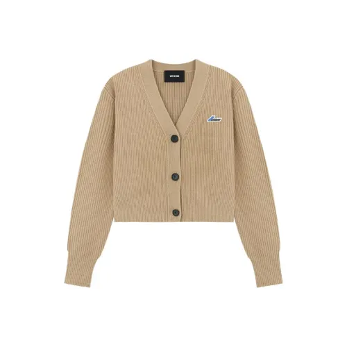 WE11DONE SS23 Бежевый Женские Короткие Топы