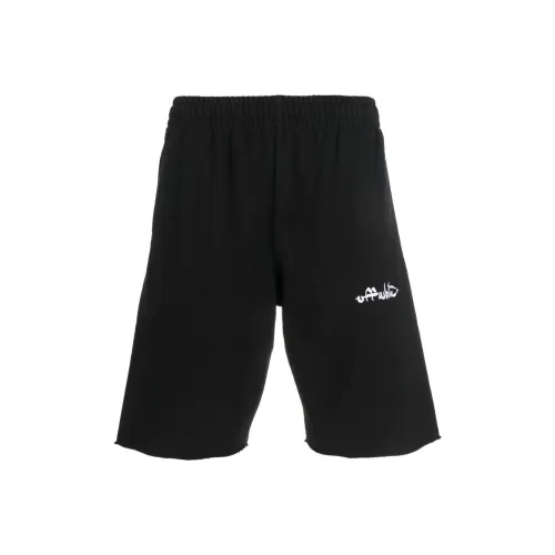 Off Белый FW22 Черный Мужские Спортивные Шорты