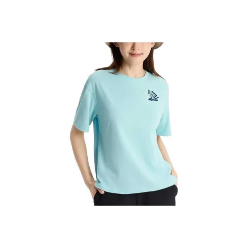 Columbia совместный бренд Стандартная футболка Женская Океан Синий 325