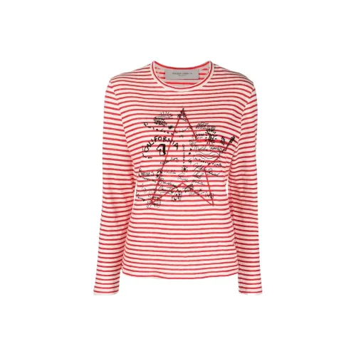 Golden Goose Женские T-рубашки красного цвета