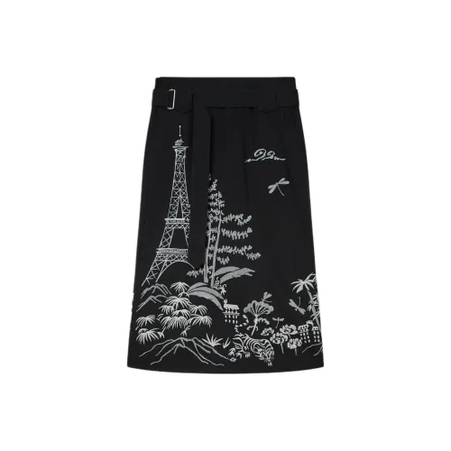 KENZO Черные мужские юбки