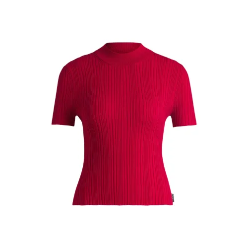 HUGO BOSS Женские красные футболки