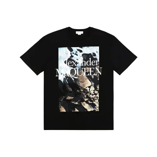 Alexander McQueen Черные Женские T-рубашки