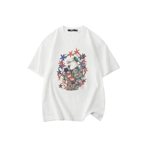 Pin Li Белая Мужская T-Рубашка