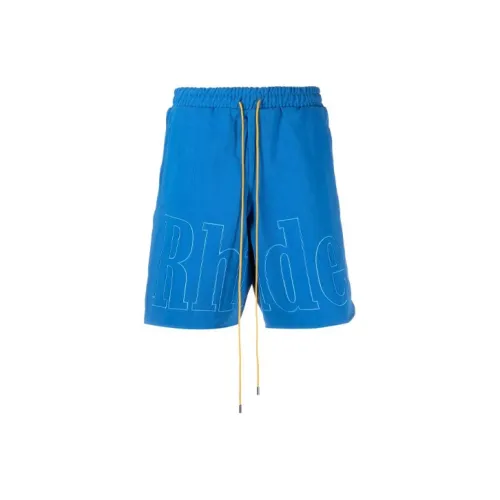 RHUDE Синий Мужские спортивные шорты