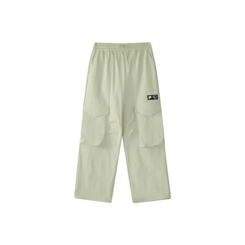 FILA FUSION LIFE Повседневные брюки Мужские MENG Озерный зеленый