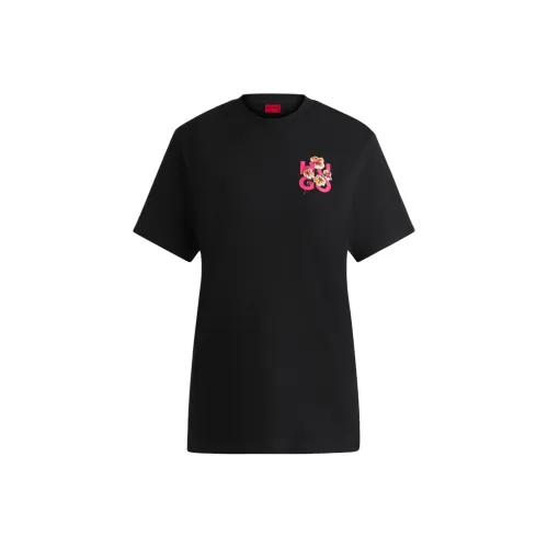 HUGO BOSS Черные Женские Футболки