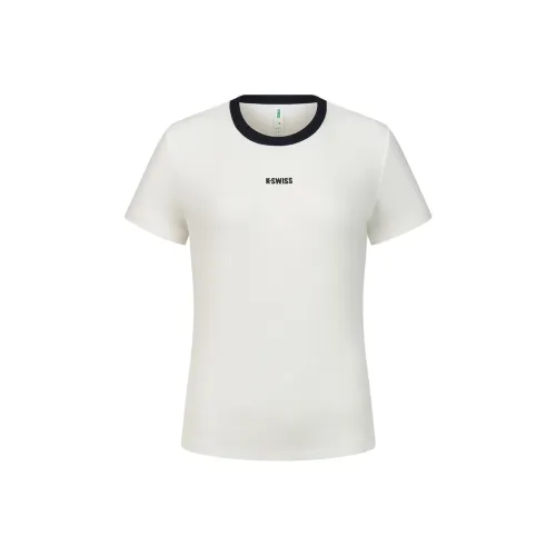 KSWISS Обычный T Рубашка Женские 161 K00W WHT0