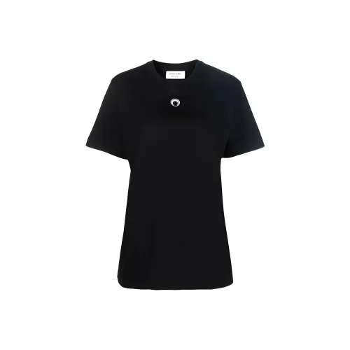 Marine Serre Черные Женские Рубашки T