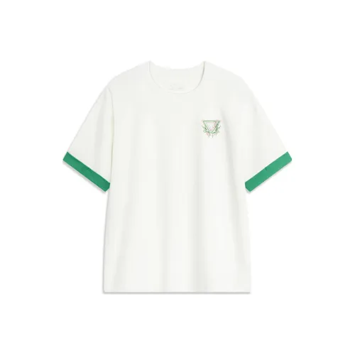 LINING Chinese Culture Series Рукав с оборками T-рубашка Женская Сливовый