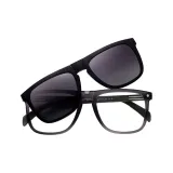 Матовые темно-серые линзы с анти-синим световым покрытием