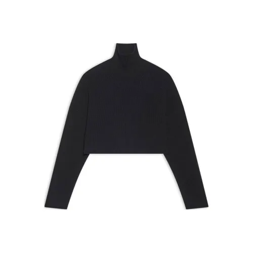 Balenciaga FW22 Свободный крой Свитер Женский Черный
