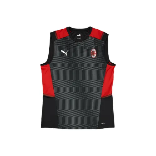 PUMA AC MILAN Футбол Джерси Мужской Черный Красный