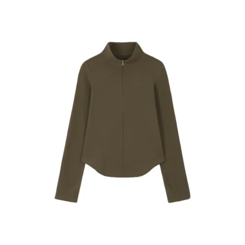 XWI T-Shirt Женская Оливково-зеленая