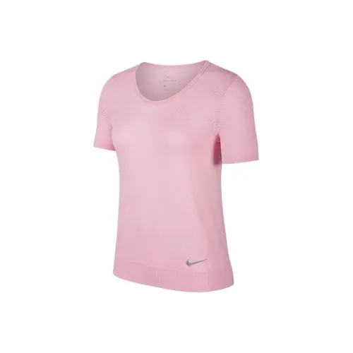 Nike Обычная T-рубашка Женская Вишневый цветок Розовый