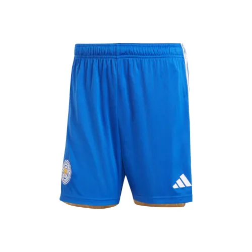 Adidas Leicester City FC 23 24 Дом Шорты Футбол Низ Мужской Синий