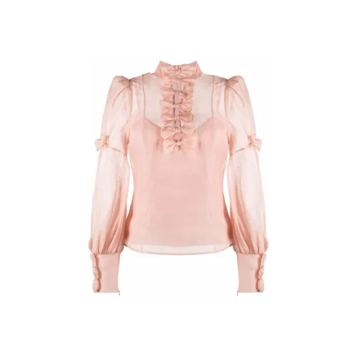 Zimmermann T-Shirt Женская Розовая