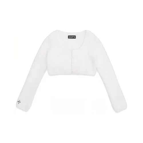 SMFK x Wonderland Небесно-белый Женские Короткие Топы
