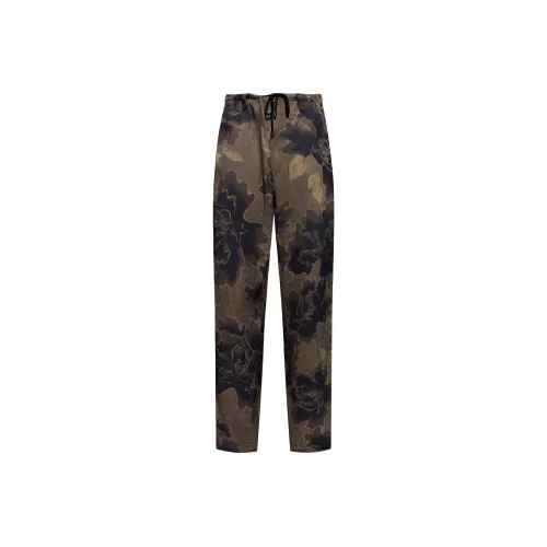 DRIES VAN NOTEN Коричневый Мужские Повседневные Штаны