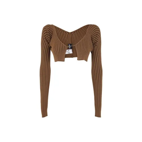 Jacquemus Коричневый Женский Короткий Топ