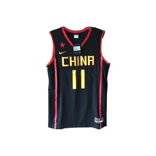 Nike Баскетбольная Джерси Мужская Черная