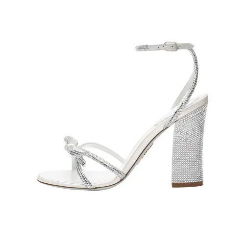 RENE CAOVILLA Nicole One Strap Sandals 10,5cm Женские Белые