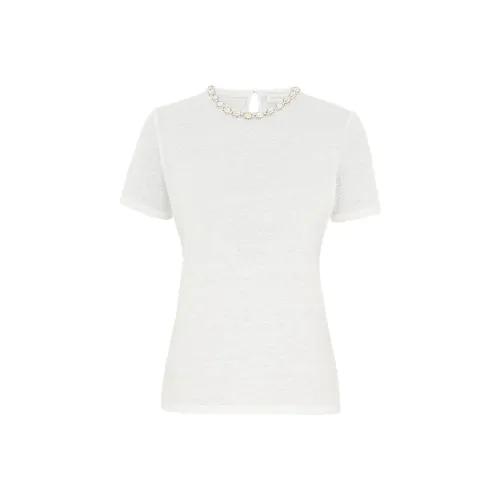 Zimmermann Стандартная T-рубашка Женская Белая