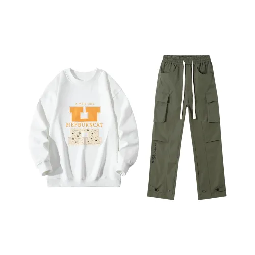 Hepburn Cat Унисекс Свитшоты Наборы