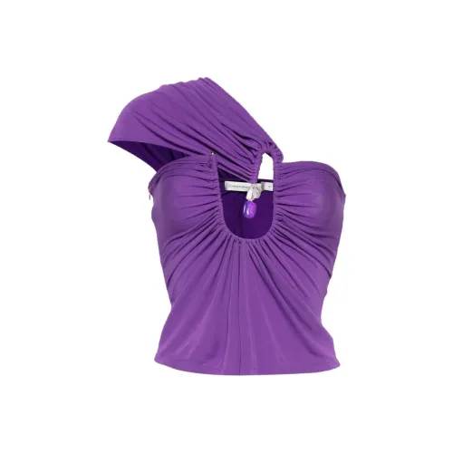 Christopher Esber SS24 Майка Женская Виноградный Фиолетовый