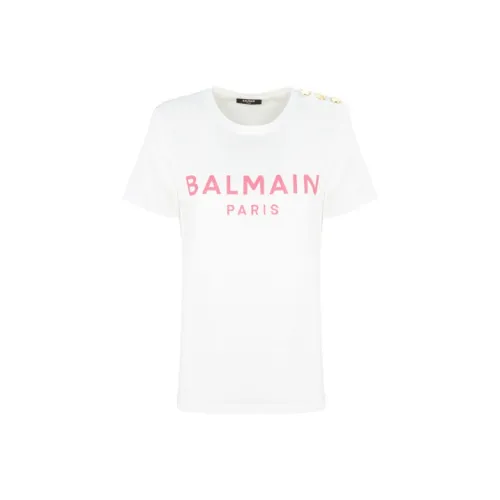 BALMAIN Белые Женские Футболки