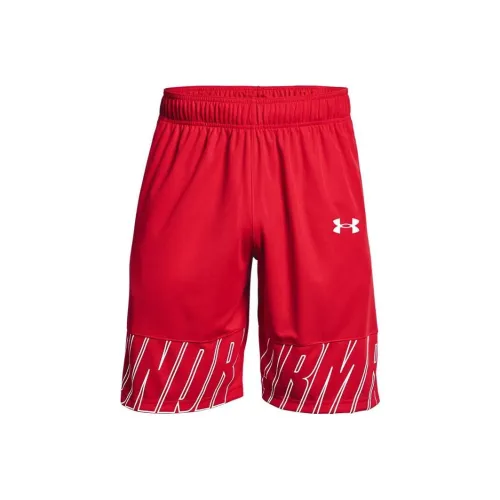 Under Armour Baselin Red Мужские баскетбольные шорты