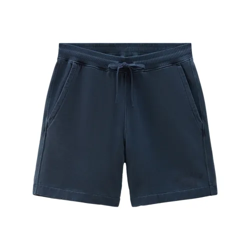 WOOLRICH SS24 Спортивные шорты Мужские Морской синий