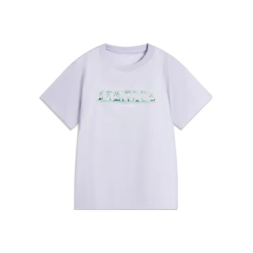 LINING Sports Trend Series T-Shirt Женская Naughty Purple