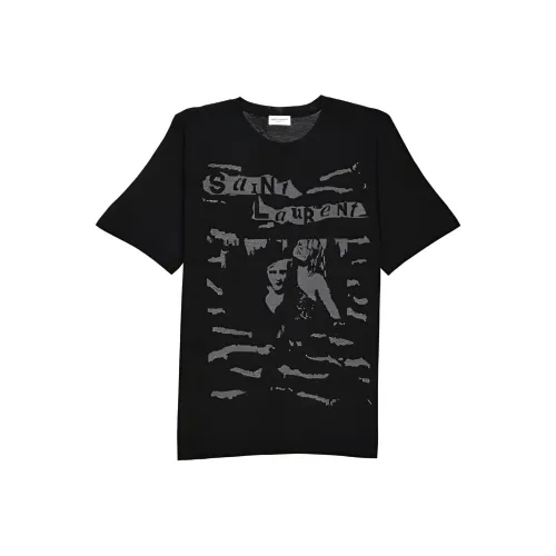 SAINT LAURENT T-рубашка Женская Черная