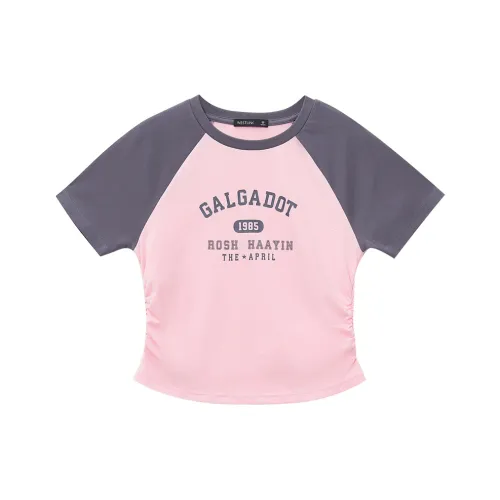 WESTLINK SS24 Стандартная T-рубашка Женская Розовая