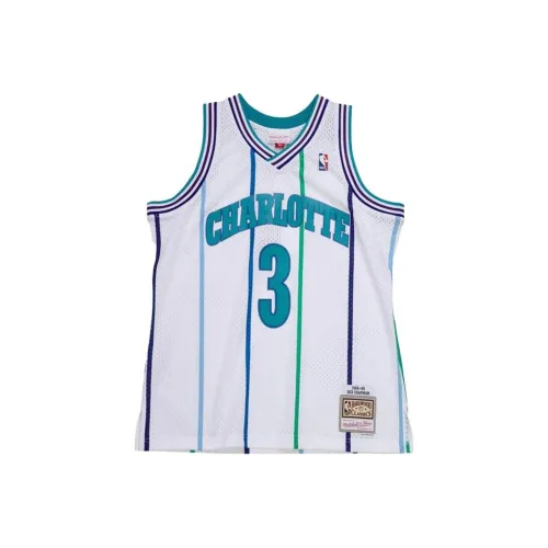 Mitchell Ness Белая мужская баскетбольная футболка