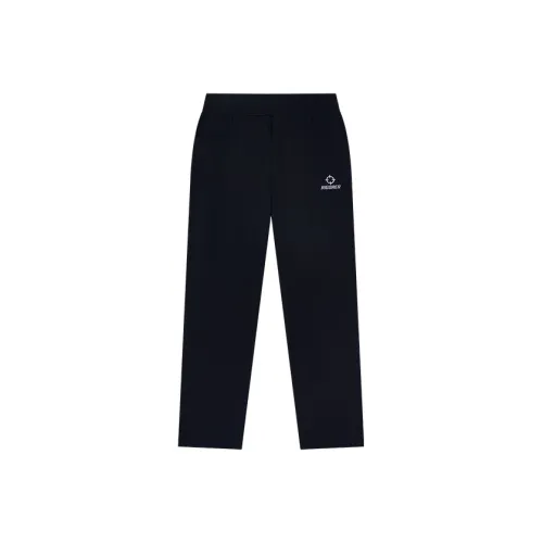 RIGORER Pure Black Unisex Casual Pants