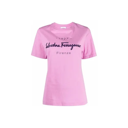 FERRAGAMO SS22 T Рубашка Женская Розовая