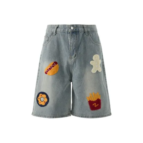 SOIE Унисекс Джинсовые шорты