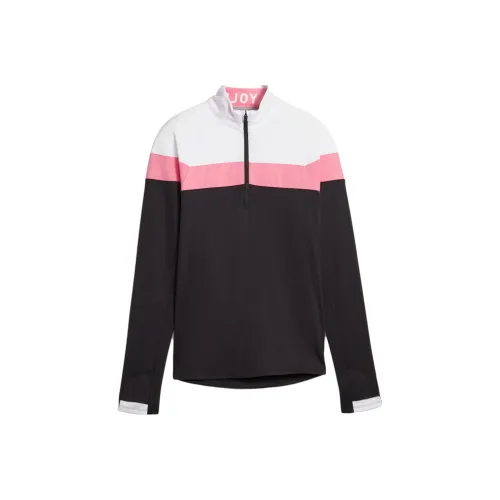 PUMA Golf Женская GOLF Легкая Рубашка с Полу-Застежкой Женская Черная