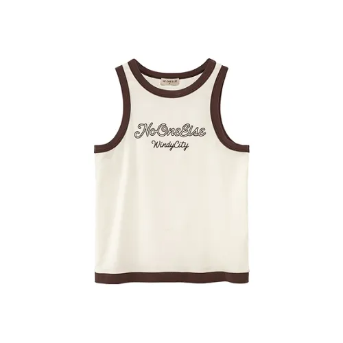 NO ONE ELSE Белые Женские Майки