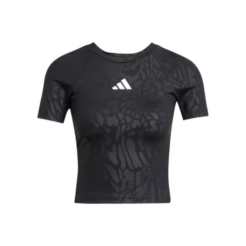 adidas clothing Черные Женские Футболки